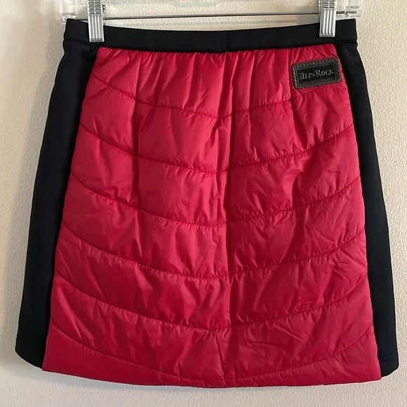 Alp N Rock Valentina Puffer Mini Skirt Women’s Size XS Primaloft Outdoor Red NWT - Picture 7 of 12